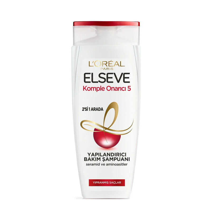 Elseve%20Komple%20Onarıcı%205%202si1%20Arada%20Yapılandırıcı%20Bakım%20Şampuanı%20360%20ml