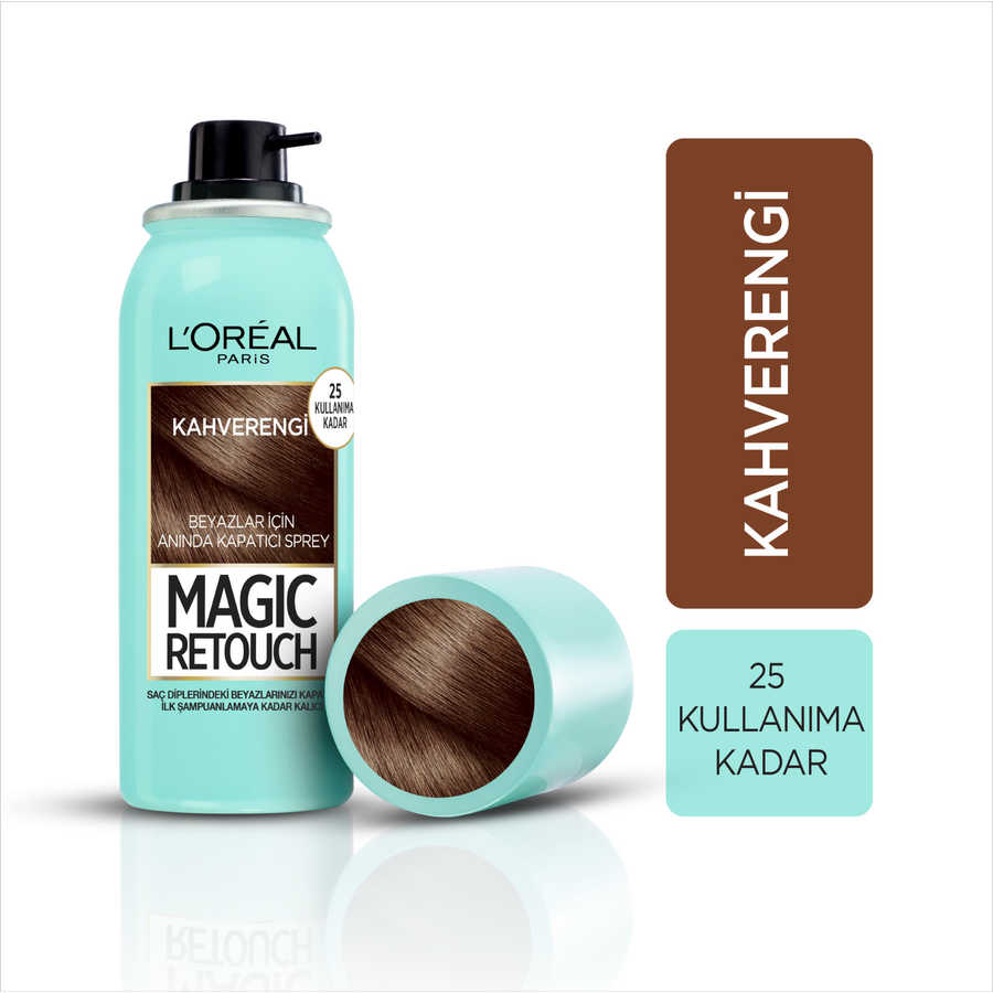 L’Oréal%20Paris%20Magic%20Retouch%20Beyazlar%20için%20Anında%20Kapatıcı%20Sprey%20Kahverengi%2075%20ml