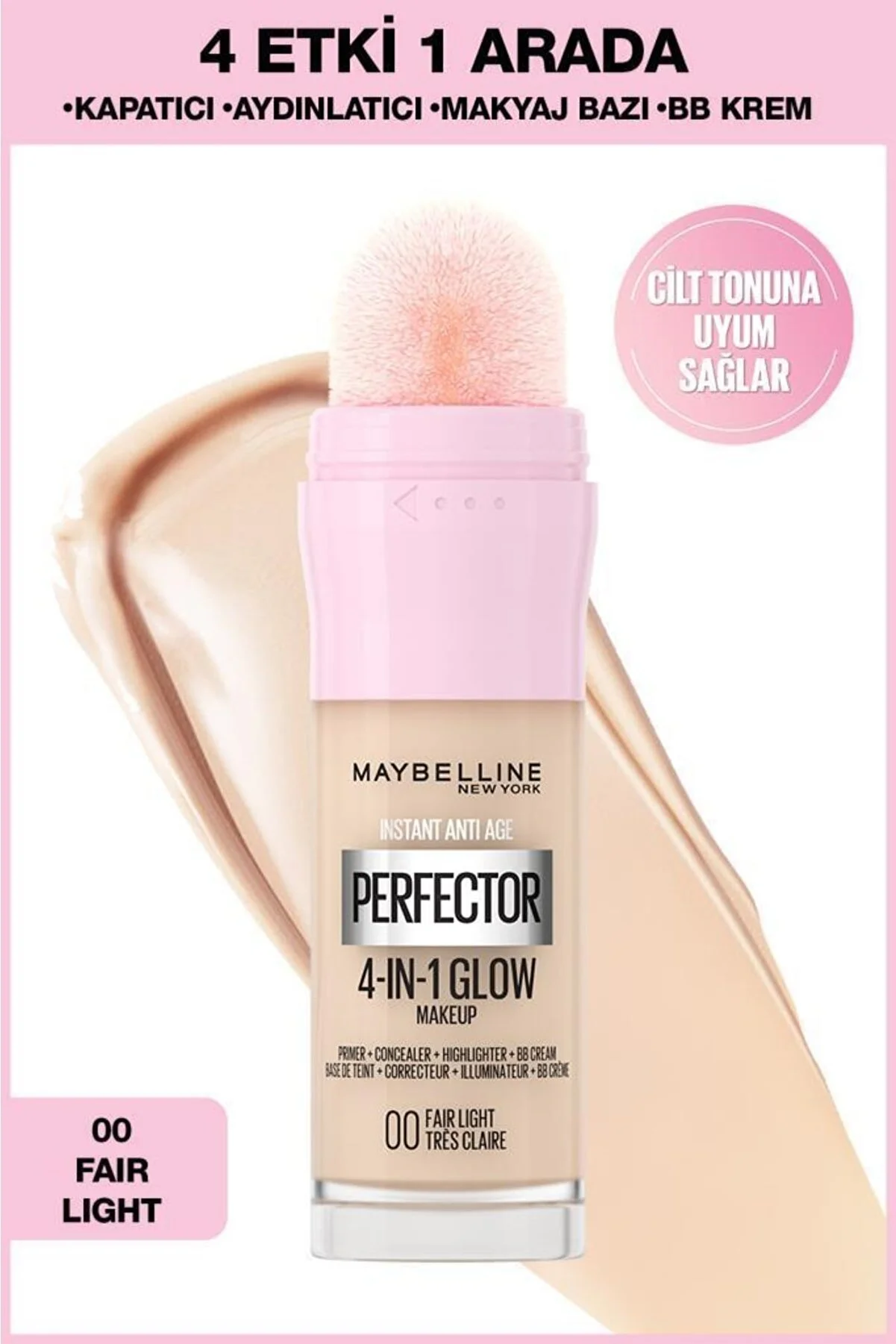 Maybelline%20Perfector%204%20Etki%201%20Arada%20Fondöten%20Fair%20Light