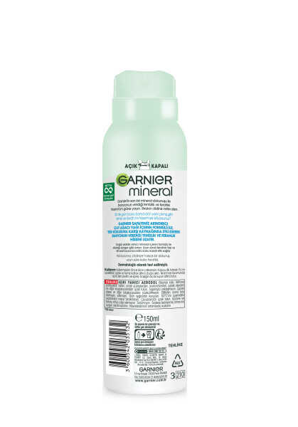 Garnier%20Mineral%20Saf&Temiz%2048%20Saat%20Sprey%20Deodorant%20150%20ml