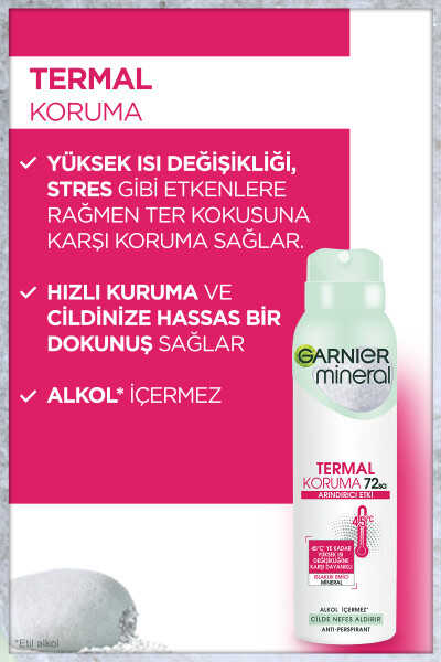 Garnier%20Mineral%20Termal%20Koruma%2072%20Saat%20Sprey%20Deodorant%20150%20ml