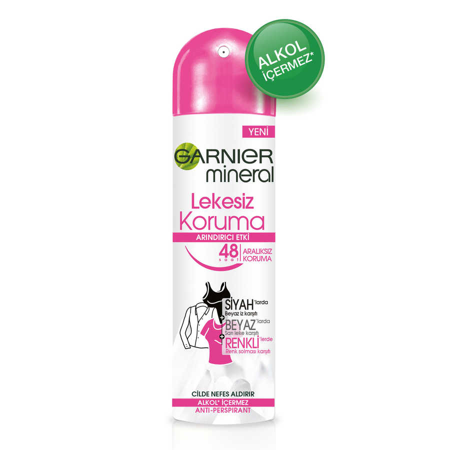 Garnier%20Mineral%20Lekesiz%20Koruma%2048%20Saat%20Ferah%20Koku%20Spray%20Deodorant%20150%20ml