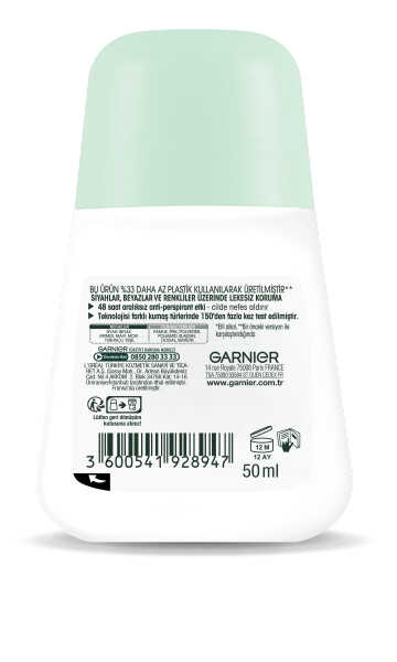 Garnier%20Mineral%20Lekesiz%20Koruma%2048%20Saat%20Ferah%20Koku%20Anti%20Perspirant%20Roll%20on%2050ml