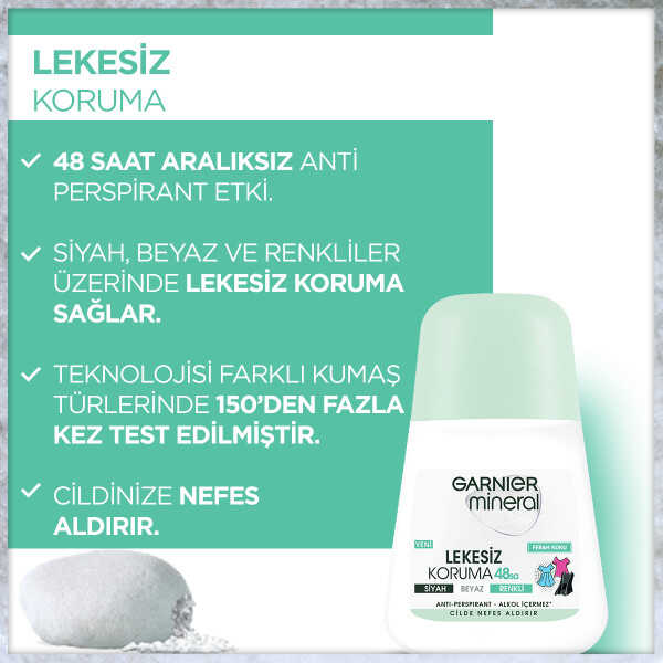 Garnier%20Mineral%20Lekesiz%20Koruma%2048%20Saat%20Ferah%20Koku%20Anti%20Perspirant%20Roll%20on%2050ml