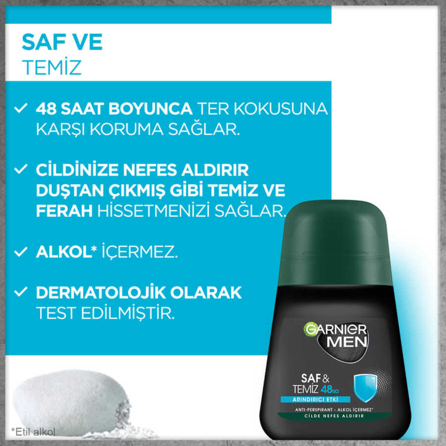 Garnier%20Men%20Saf%20&%20Temiz%2048%20Saat%20Roll-on%2050%20ml