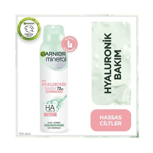 Garnier%20Mineral%20Hyaluronik%20Bakım%2072%20Saat%20Sprey%20Deodorant%20150%20ml