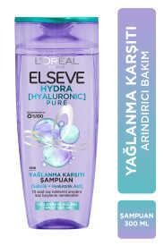 Elseve Hydra Hyaluronic Pure Salisilik Asit İçeren Yağlanma Karşıtı Arındırıcı Şampuan 300 ml