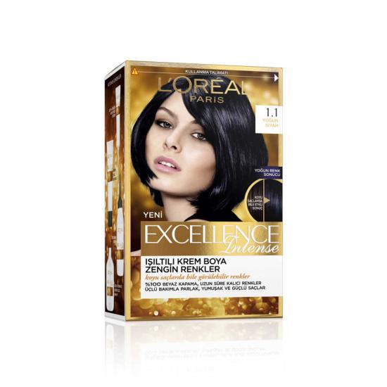 L’Oréal Paris Excellence Creme Saç Boyası 1.1 Yoğun Siyah