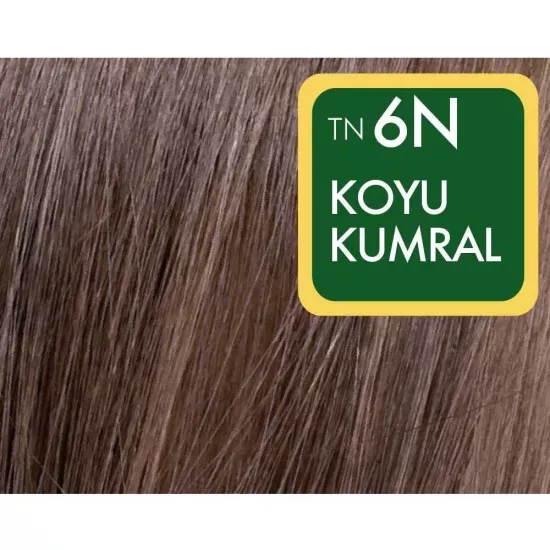 Natural Colors Organik İçerikli Saç Boyası 6N Koyu Kumral