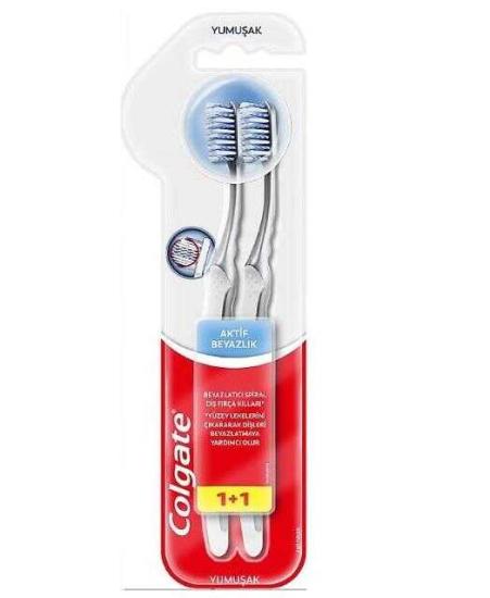 Colgate Aktif Beyazlık 1+1 Diş Fırçası Yumuşak