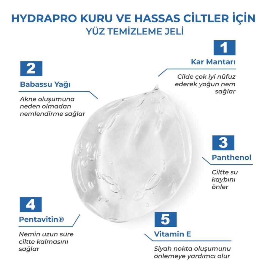 Sinoz%20Hydrapro%20Kuru%20ve%20Hassas%20Ciltler%20İçin%20Yüz%20Temizleme%20Jeli%20400%20ml