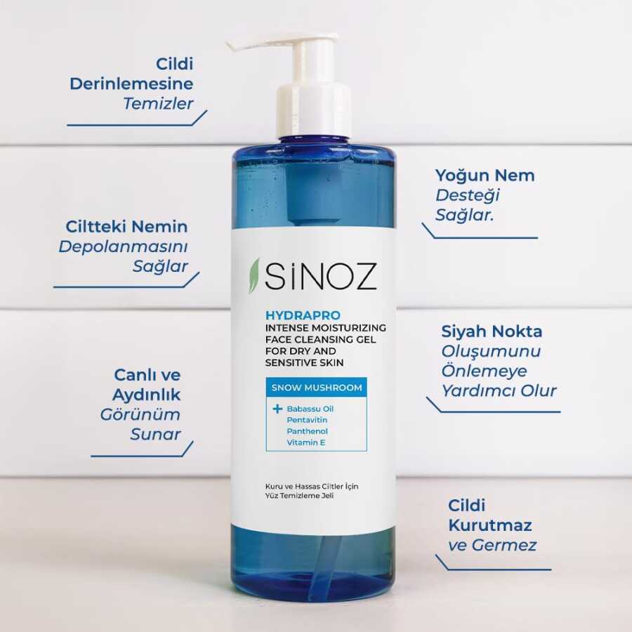 Sinoz%20Hydrapro%20Kuru%20ve%20Hassas%20Ciltler%20İçin%20Yüz%20Temizleme%20Jeli%20400%20ml