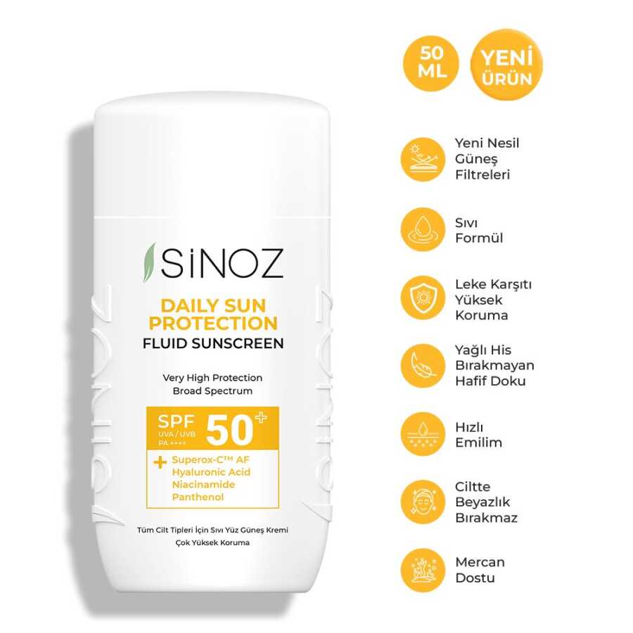 Sinoz%20Spf50+%20Günlük%20Kullanım%20Sıvı%20Güneş%20Kremi%20-%20Yeni%20Nesil%20Güneş%20Filtreleri%20ile%20Hibrit%20Formül%2050%20ml