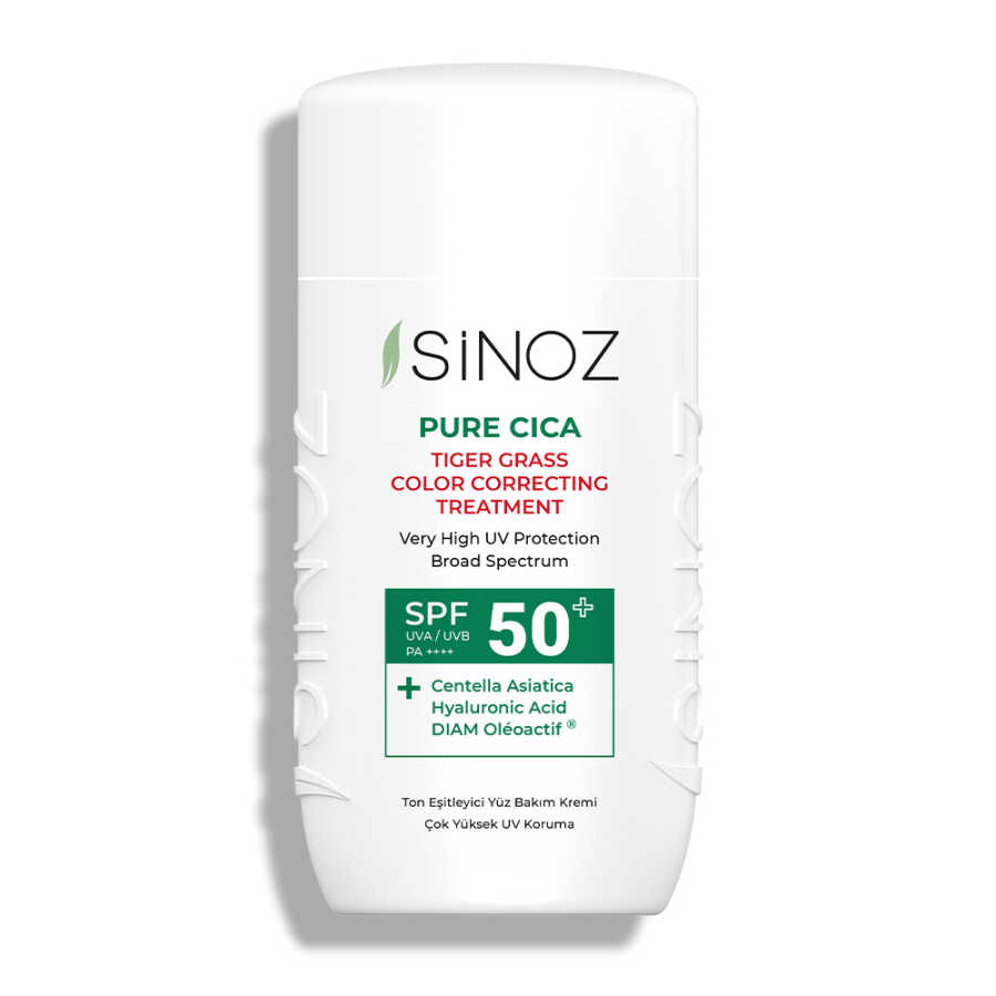 Sinoz%20Spf50+%20Pure%20Cica%20Tiger%20Grass%20Anında%20Ton%20Eşitleyici%20Sıvı%20Güneş%20Kremi%20-%20Mineral%20Filtre%2050%20ml