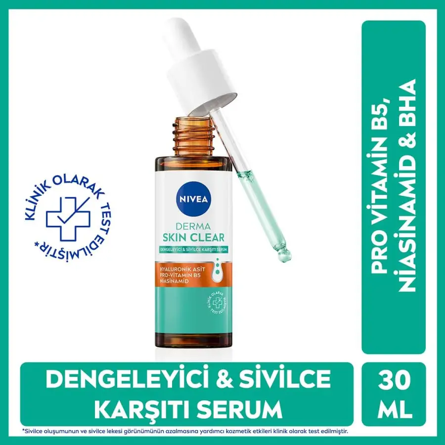 Nivea%20Derma%20Skin%20Clear%20Dengeleyici%20Sivilce%20Karşıtı%20Serum%2030%20ml