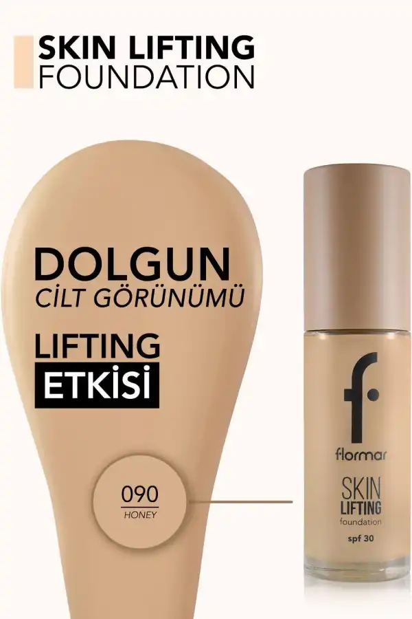 Flormar%20Skin%20Lifting%20Sıkılaştırıcı%20Bakım%20Yapan%20Kremsi%20Dokulu%20SPF%2030%20Fondöten%20090