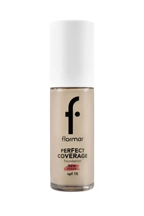 Flormar%20Perfect%20Coverage%20Yüksek%20Pigmentli%20&%20Yarı%20Parlak%20Bitişli%20SPF15%20Fondöten%20130